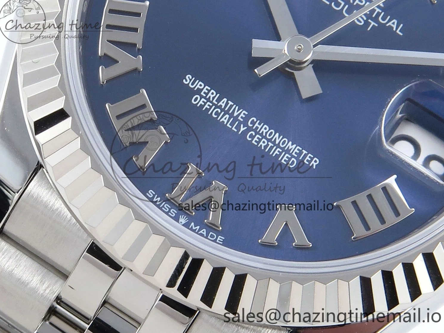 on 904L Roman 278274 ARF Dial DateJust 2688 Steel Best SS Edition 1:1 ETA 31 Bracelet Blue Jubilee 0104